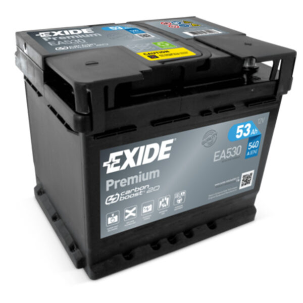 EXIDE Premium Akumulator 12V 53Ah 540A (EA530) desno+