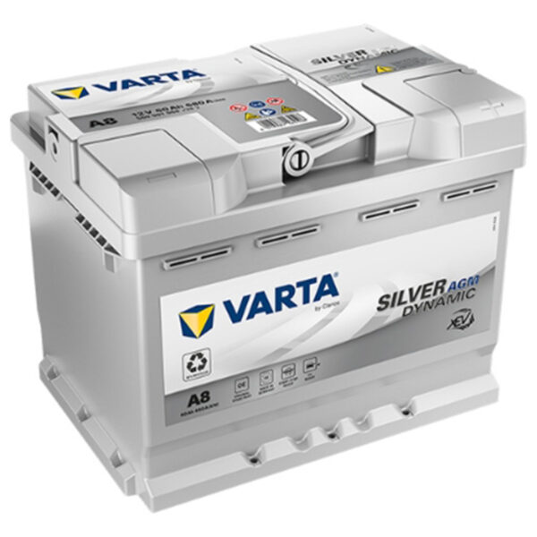 VARTA AGM Silver Dynamic A8 Akumulator 12V 60Ah Desno+