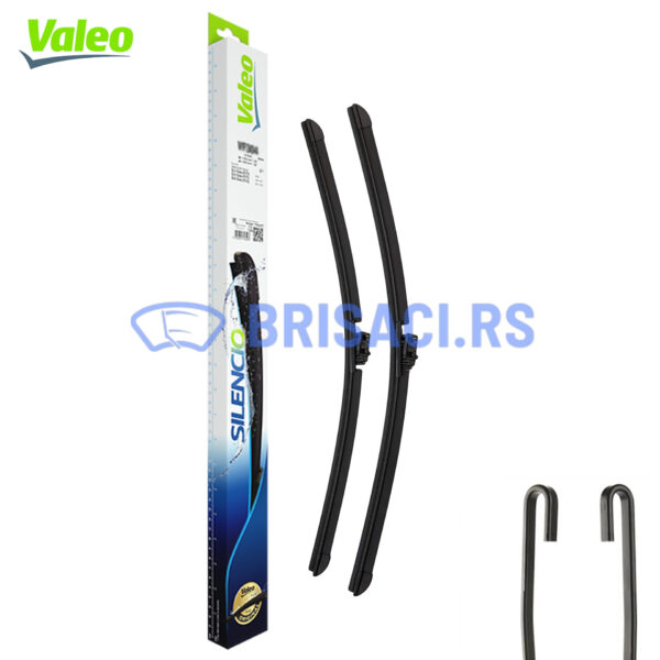 Valeo Silencio Flat (577980) - Set Prednjih Brisača (2kom), Dimenzije: 650mm & 400mm