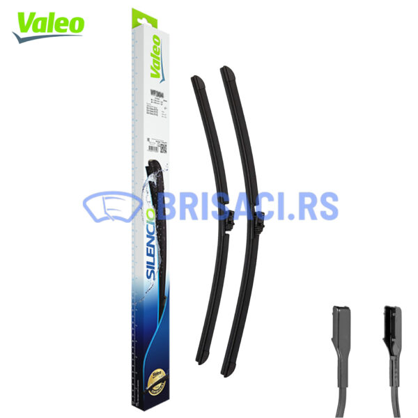 Valeo Silencio Flat (577956) - Set Prednjih Brisača (2kom), Dimenzije: 600mm & 500mm
