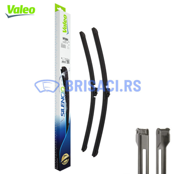 Valeo Silencio Flat (574307) - Set Prednjih Brisača (2kom), Dimenzije: 550mm & 550mm